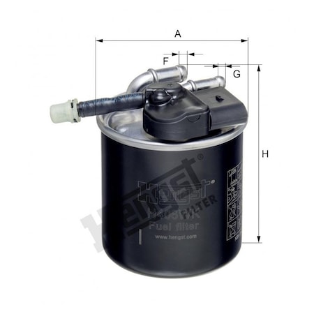 Hengst Fuel Filter, H406Wk H406WK